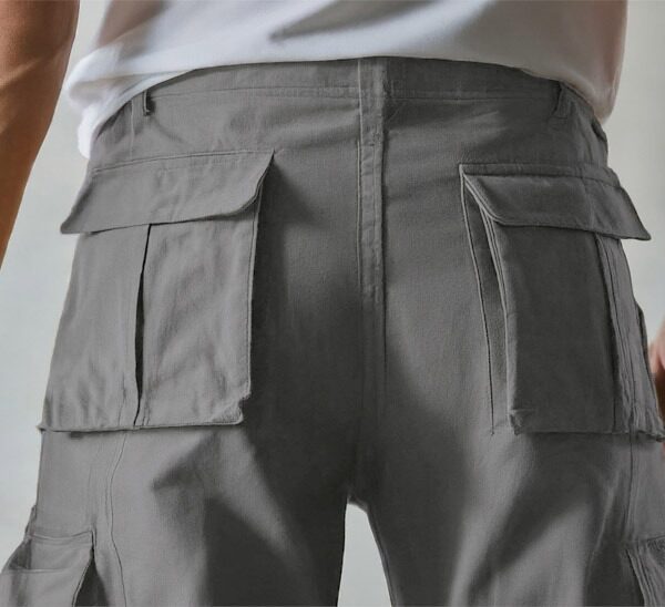 Gray Cargo Trouser