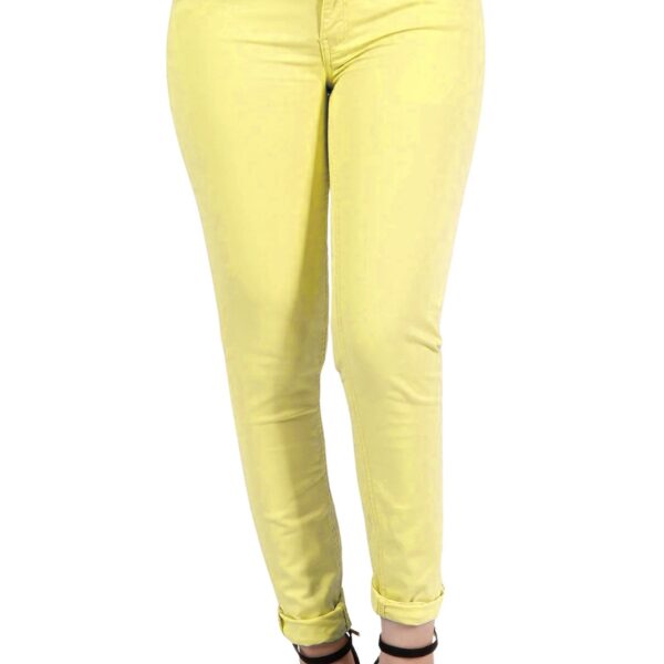 Yellow Ladies Chino Pant