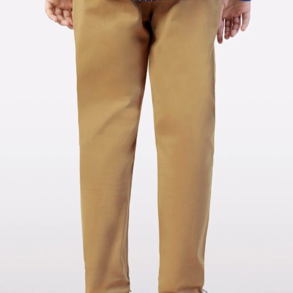 Camel Brown Cotton Pant