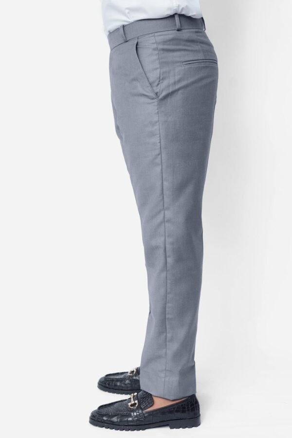 Grey Plain Executive Formal Dress Pant - Image 2